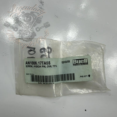 Vis, 10 x 3/4, tête ovale cruciforme Ref AN1006.17TASS