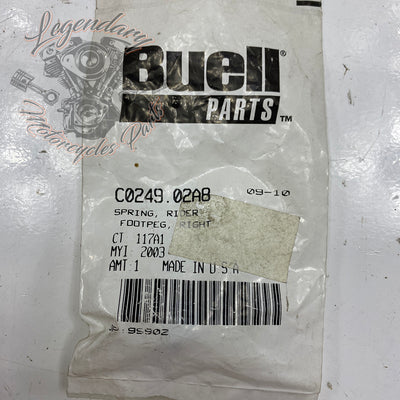 Resorte de estribera conductor Ref. C0249.02A8