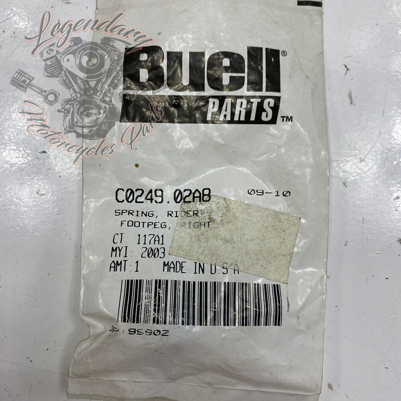 Resorte de estribera conductor Ref. C0249.02A8