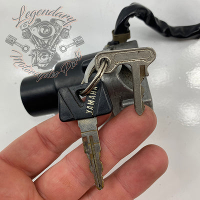 Key switch and saddle lock