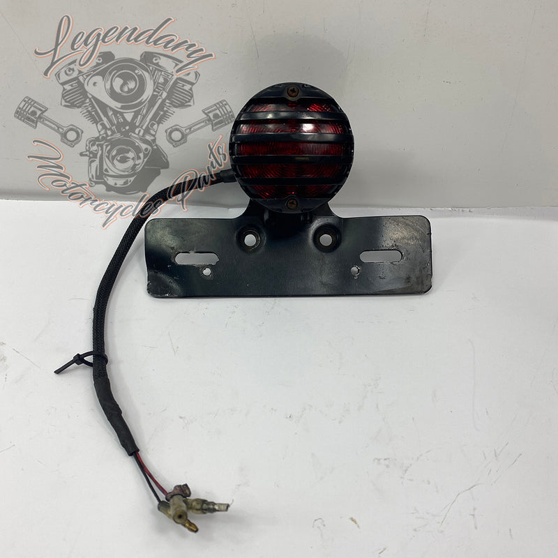 Lights and license plate holder