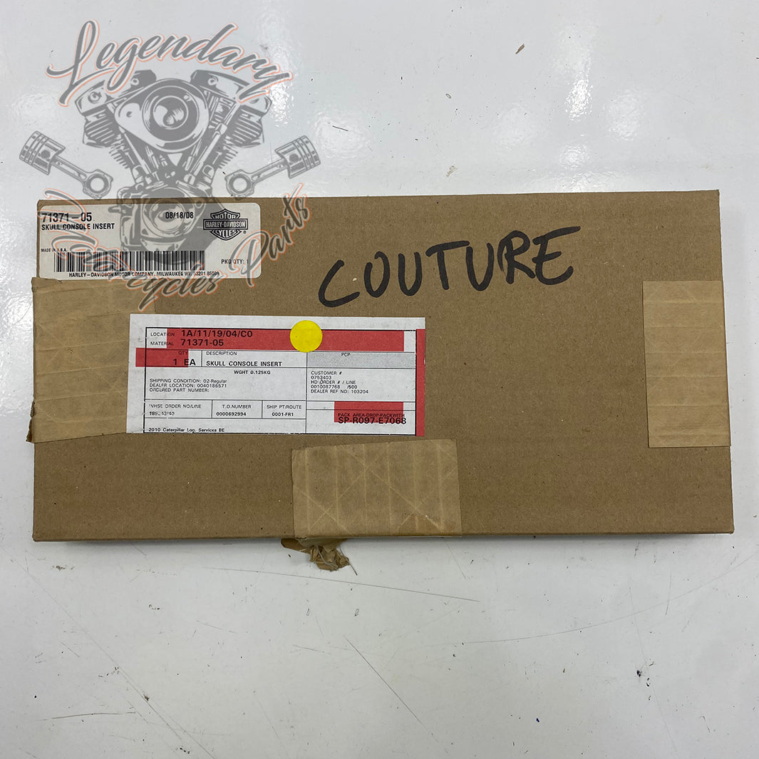 Skull Tank Console Insert OEM 71371-05 – Legendary Parts