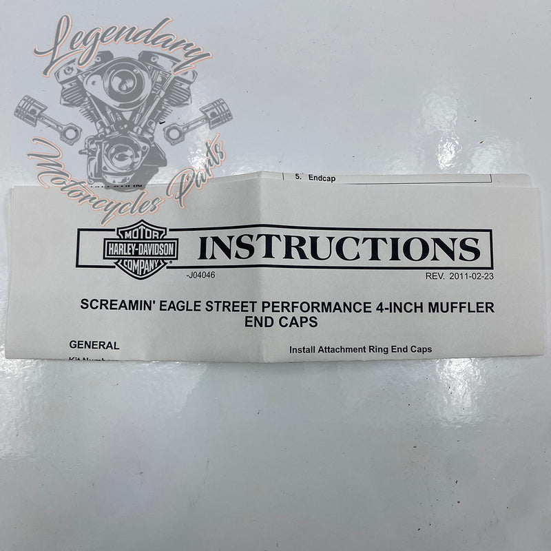 Street Canon 4" Muffler Tips OEM 65100016