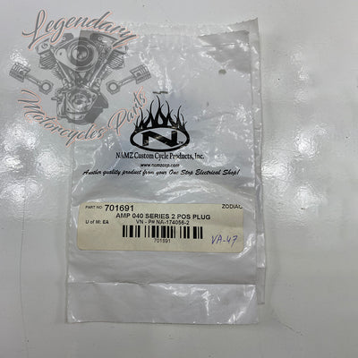AMP 040 Male 2-wire Plug Réf. 701691