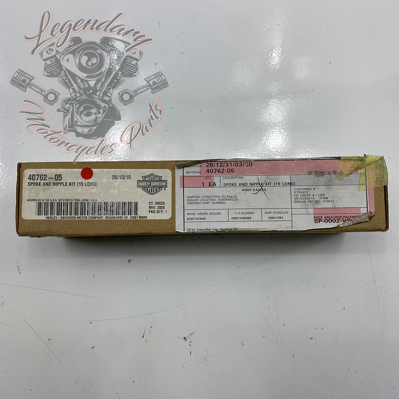 Szprychy do obręczy 19" OEM 40762-05
