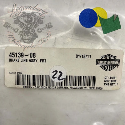 Zavorna cev spredaj OEM 45139-08