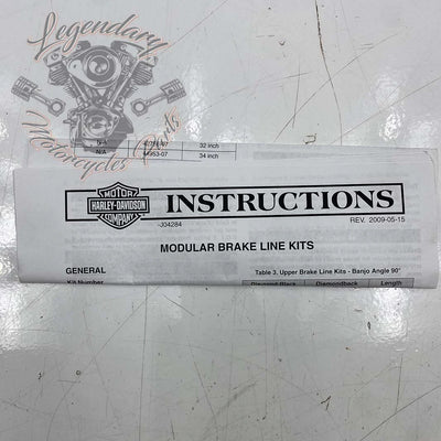 Tubo freno inferiore Diamond Black OEM 48920-10