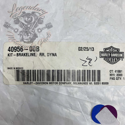 Zavorna cev zadaj OEM 40956-00B