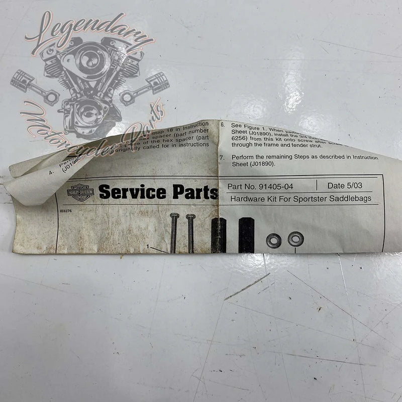 Kit de montage pour sacoches détachables OEM 91405-04