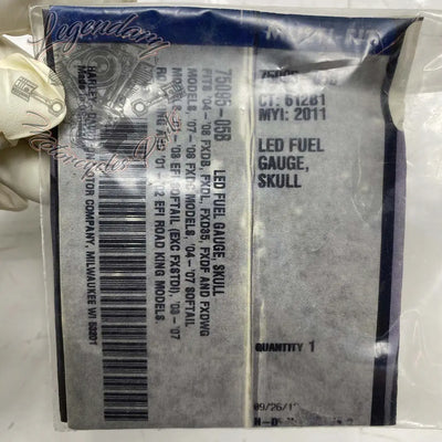 Skull LED Fuel Gauge OEM 75095-05B