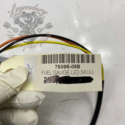 Skull LED Fuel Gauge OEM 75095-05B