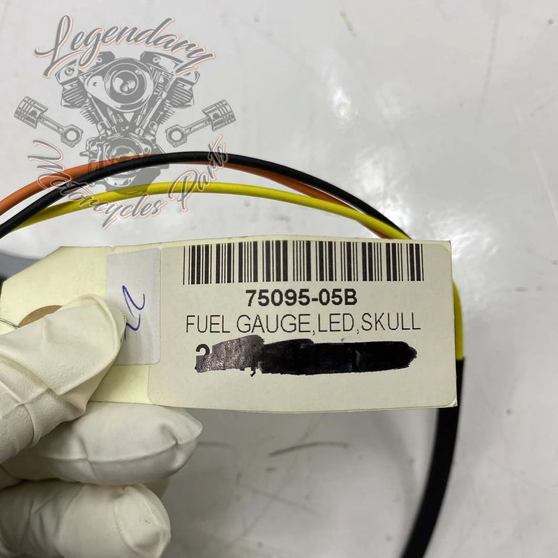 Skull LED Fuel Gauge OEM 75095-05B