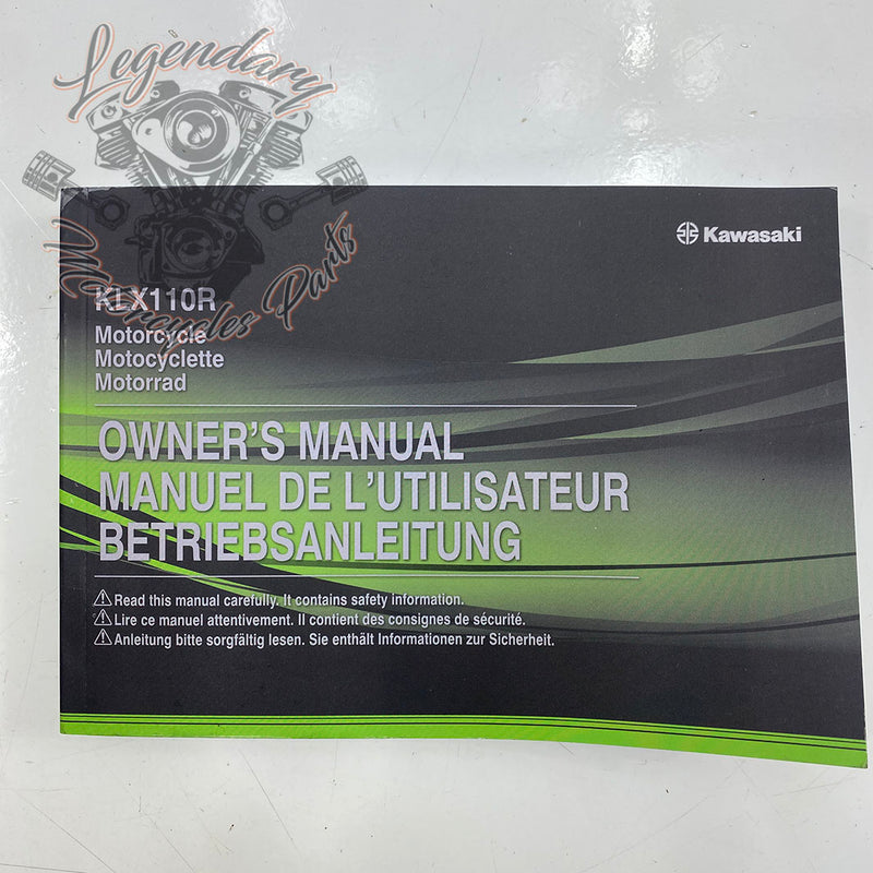 Kawasaki KLX110R User Manual
