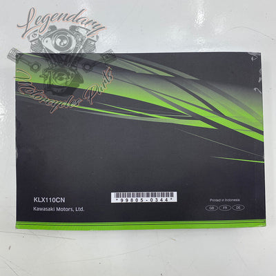 Kawasaki KLX110R User Manual