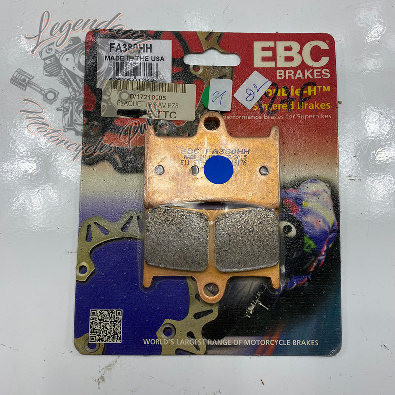 Plaquettes de frein avant EBC OEM FA380HH