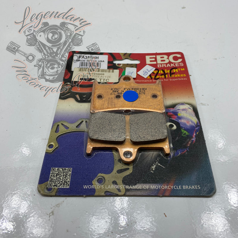 Plaquettes de frein avant EBC OEM FA380HH