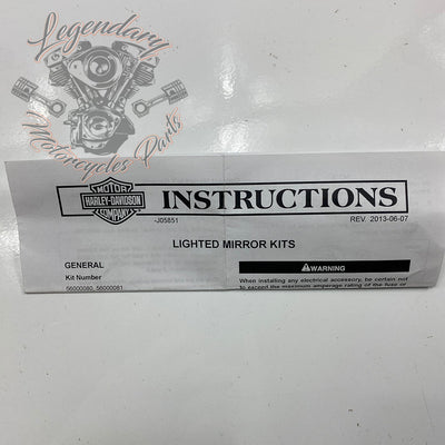 Specchietti con indicatori di direzione integrati OEM 56000081