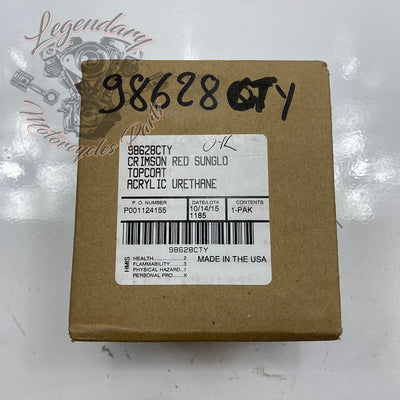 Peinture acrylique top coat "Red Sunglo" OEM 98628CTY