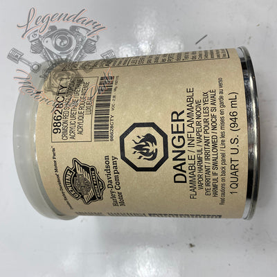 Peinture acrylique top coat "Red Sunglo" OEM 98628CTY