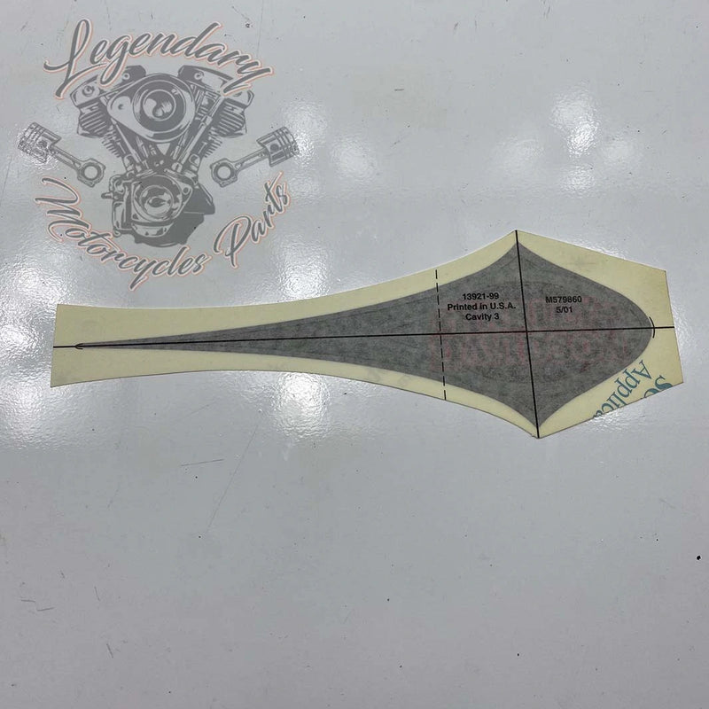 Logo de réservoir droit OEM 13921-99
