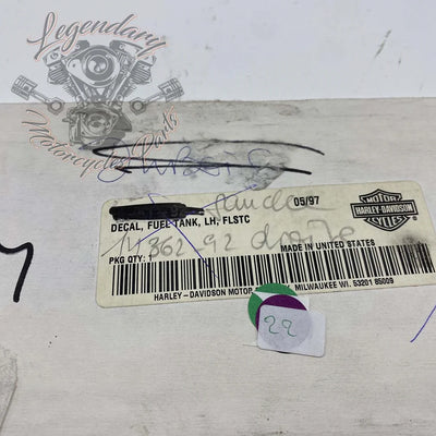 Logo del serbatoio destro OEM 14362-92