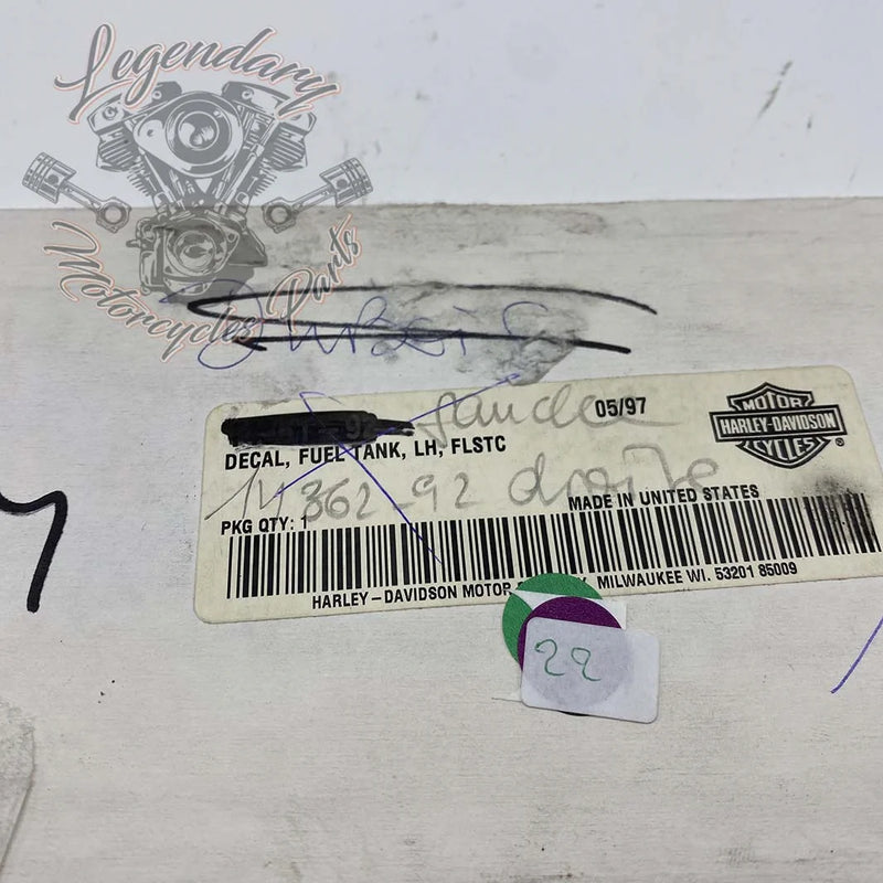 Logo del serbatoio destro OEM 14362-92