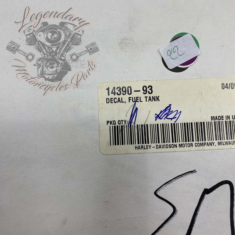Loghi del serbatoio OEM 14390-93