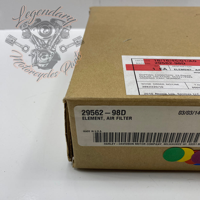 Élément filtrant OEM 29562-98D