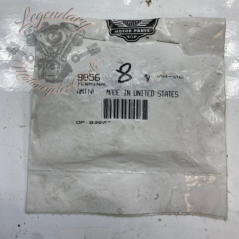 Wire terminal re-inserted with ring OEM 9856