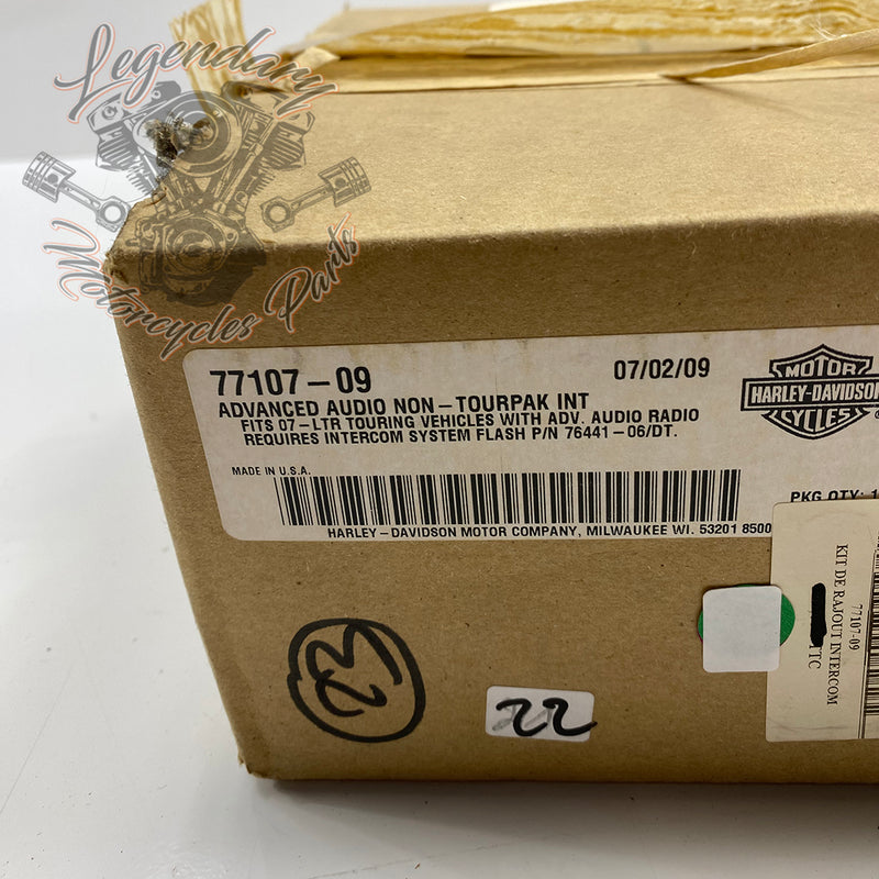 Komplet intercom in glasbe Boom! audio OEM 77107-09