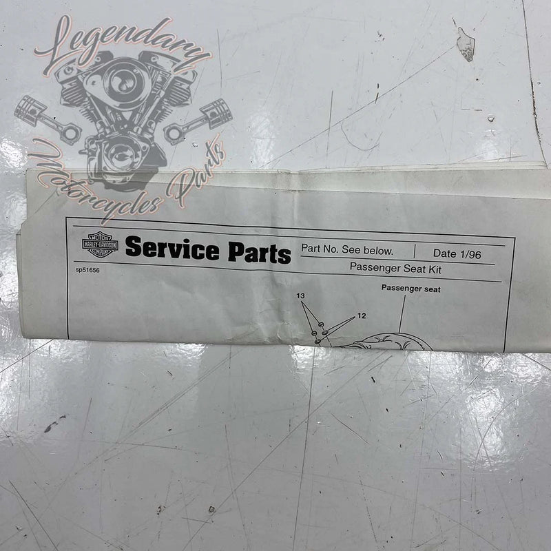 Detachable mounting kit for passenger seat OEM 51656-96