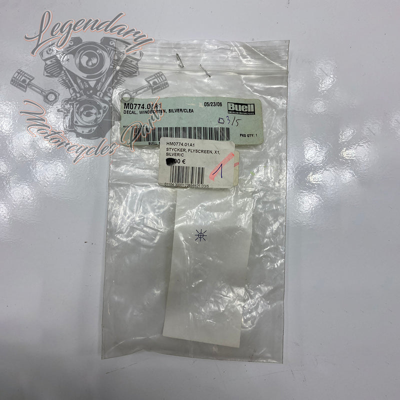 Autocollant pour pare-brise SILVERICLEA Réf. M0774.01A1