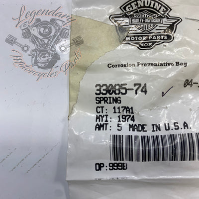Feder für Soziusfußrastenhalter OEM 33085-74