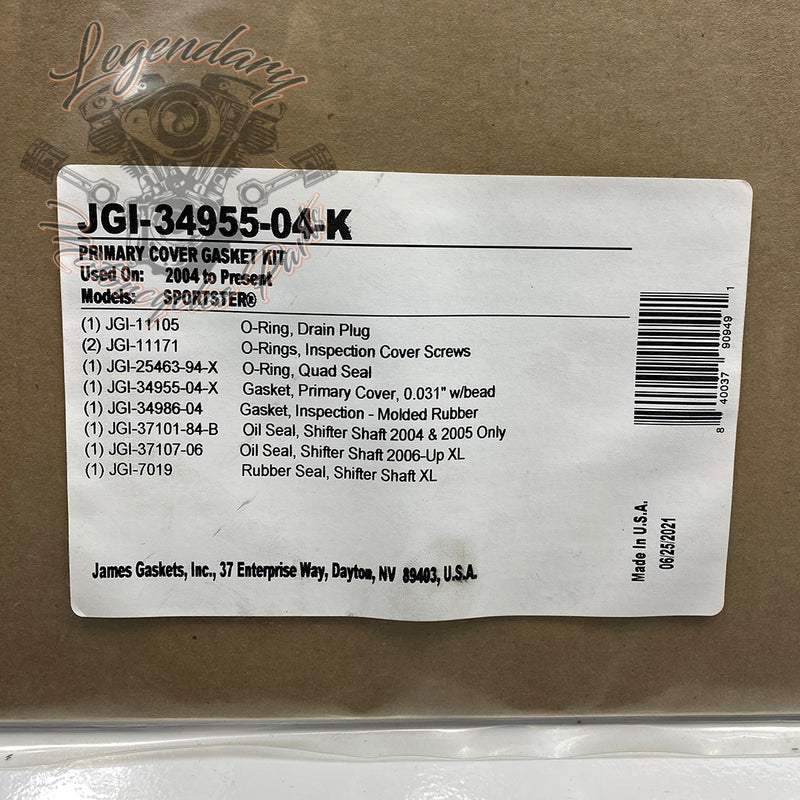 Guarnizione del carter primario Réf. JGI-34955-04-K