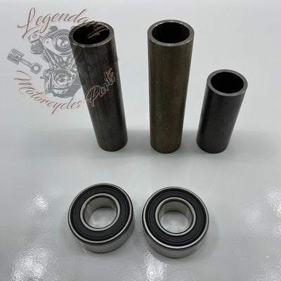 Kit eje y rodamiento de rueda delantera OEM 43848-07