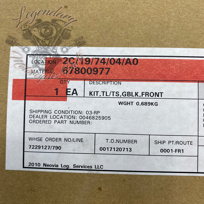 Soporte y luz de giro delantera OEM 67800977