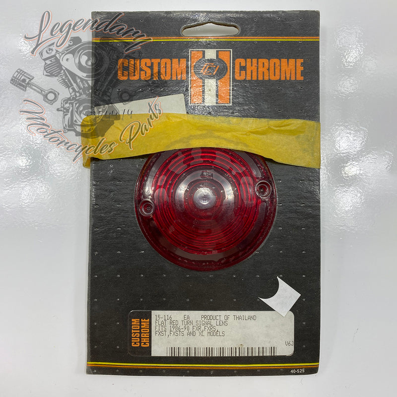 Cristal de intermitente rojo Réf. 15-116