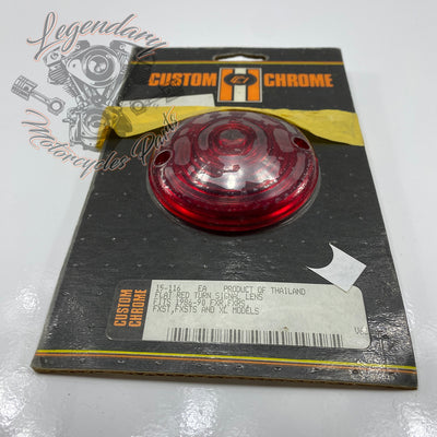 Cristal de intermitente rojo Réf. 15-116