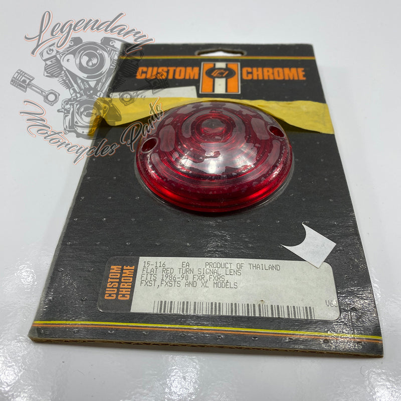 Cristal de intermitente rojo Réf. 15-116