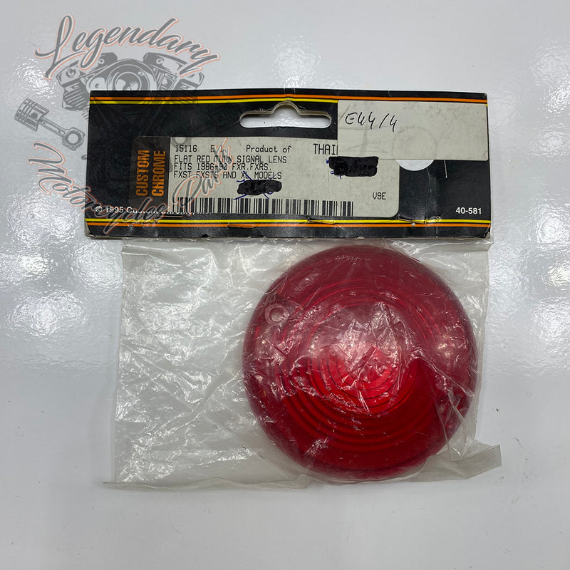 Cristal de intermitente rojo Réf. 15-116