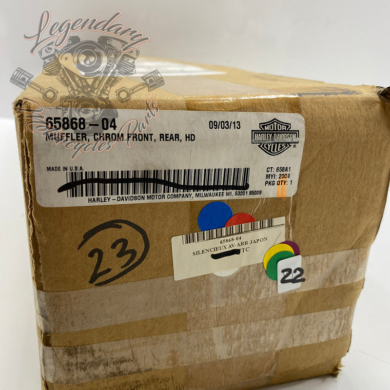 Sprednji/zadnji dušilec hrupa OEM 65868-04
