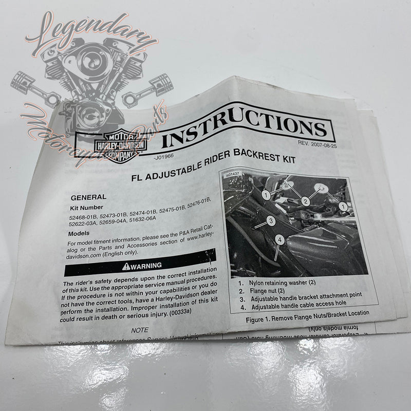 Kit de archivos de piloto regulable OEM 52622-03A