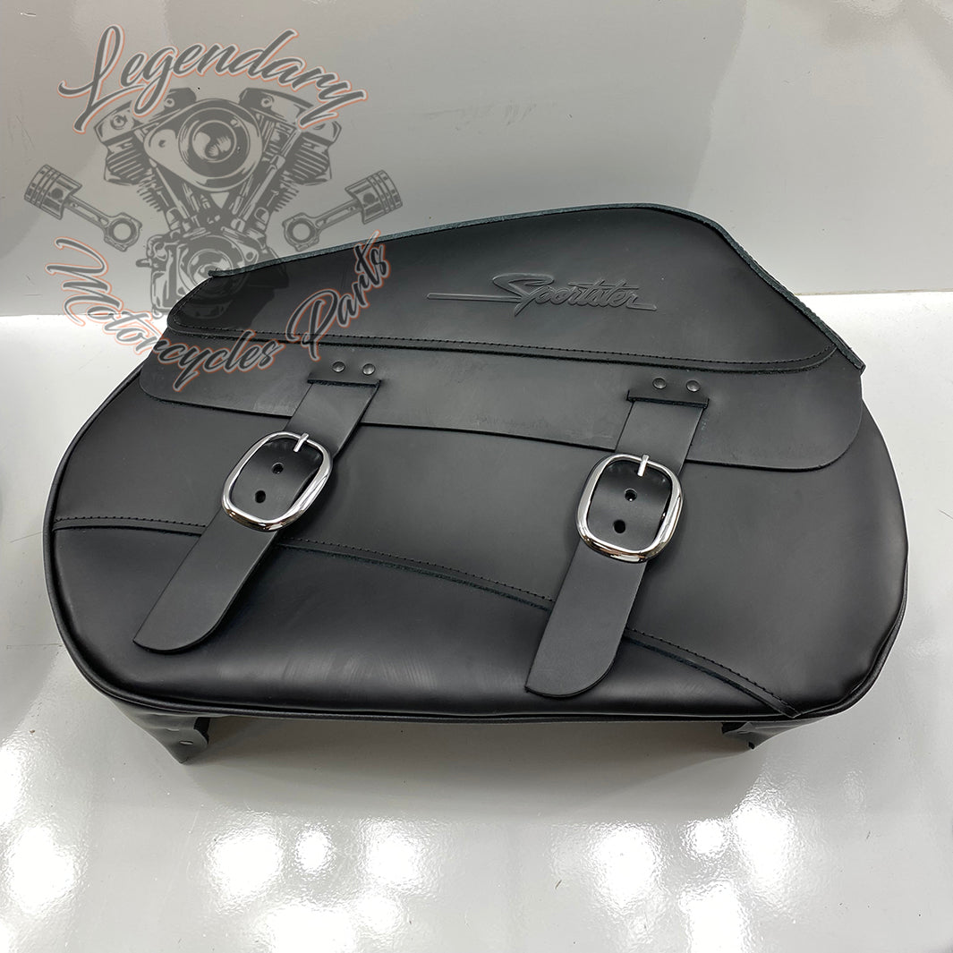 OEM 90342-04A Leather Saddlebag Kit – Legendary Parts