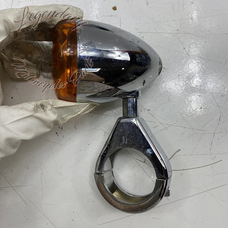 Intermitente delantero con fijación en tubo de horquilla