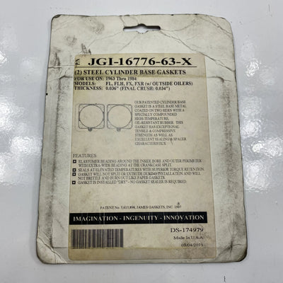 Junta de base de cilindro OEM JGI-16776-63-X