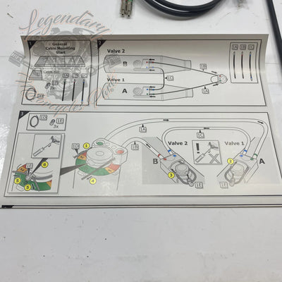 Kit de câble de clapet de silencieux OEM KA-301004