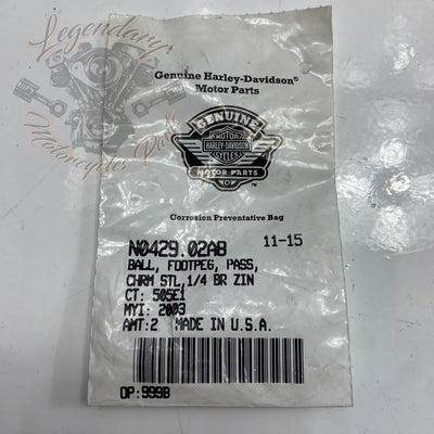 Krogla za naslon stopal za sopotnika OEM N0429.02A8