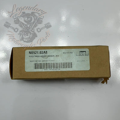 Repose-pied complet, pilote, droit OEM N0521.02A8