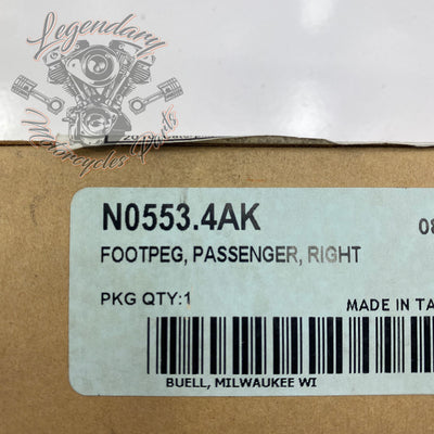 Right Passenger Footrest OEM N0553.4AK