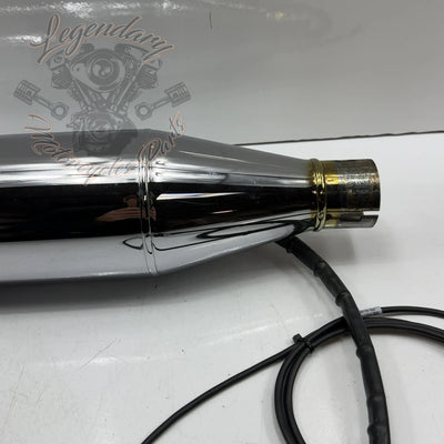 Pair of Touring Mufflers with Valve